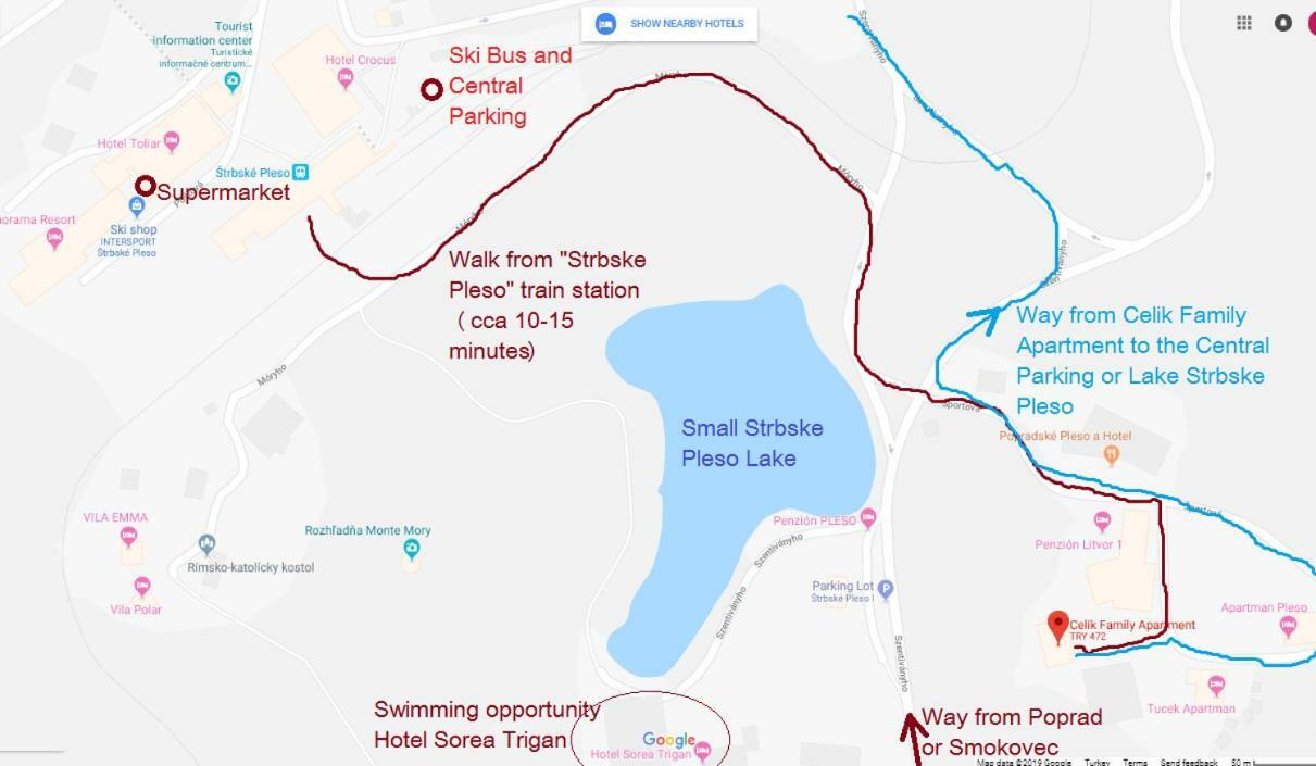 Celik Family Apartment Strbske Pleso ภายนอก รูปภาพ